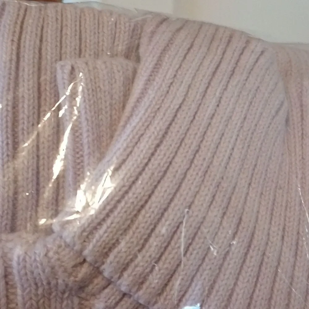 St John's Bay classic cable sweater nwt medium light purple (Rox176)